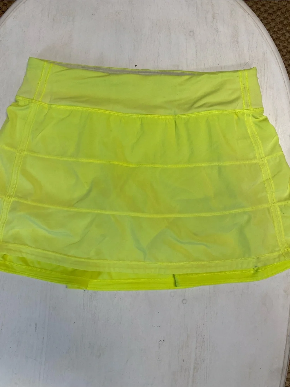 lululemon athletica Neon Yellow Women's Skort